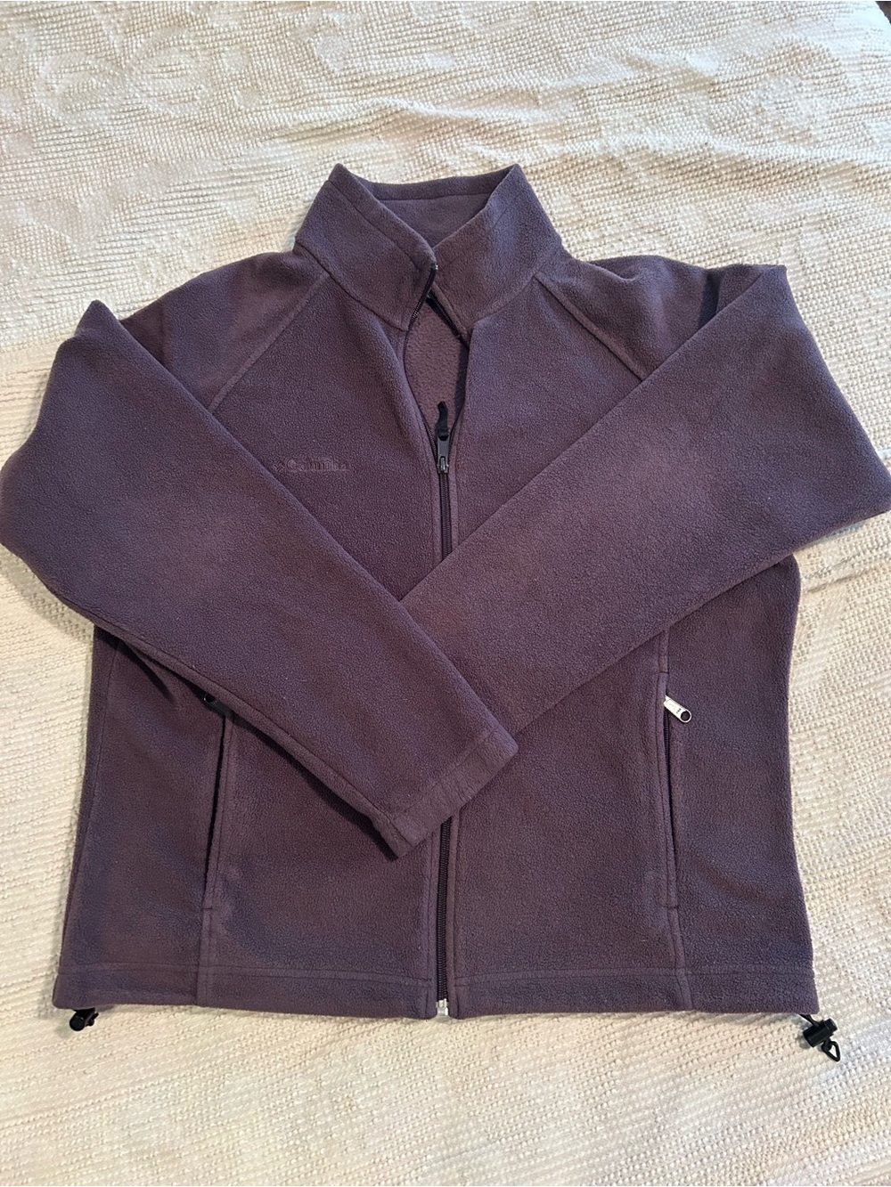 Columbia Purple Plum Full-Zip Fleece Jacket